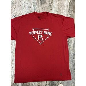 Perfect Game Apparel Short Sleeve Red Shirt. Men's Large